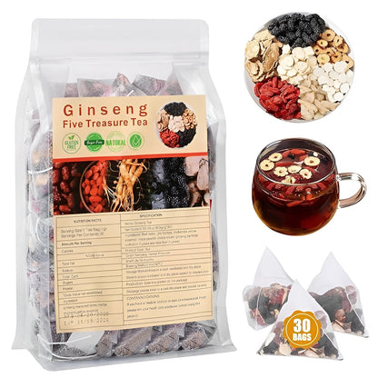 Ginseng Five Treasure Tea | شاي الجنسنغ الكنوز الخمسة